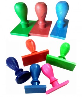 Plastic Rubber Stamp Handle